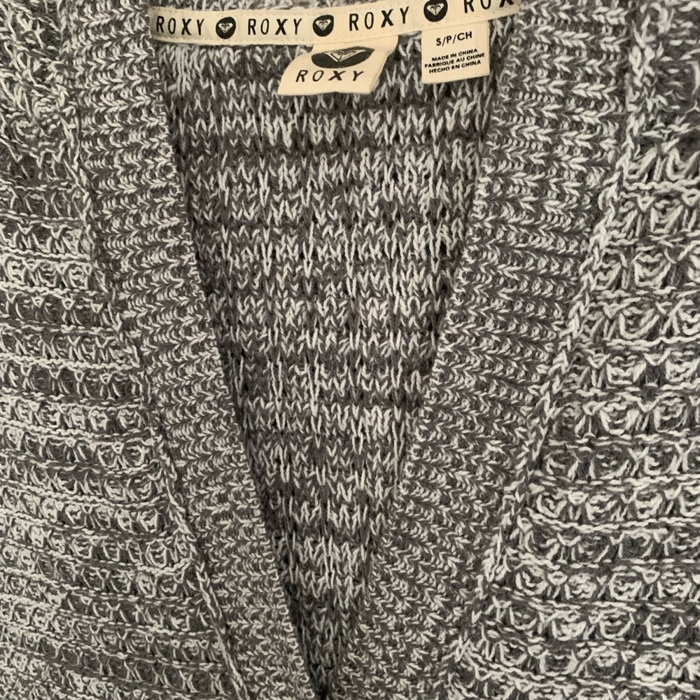 Roxy | Gray Marled Lightweight Pullover Sweater - image 3